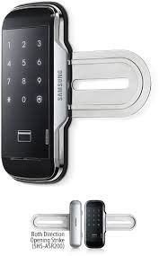 SHS-G517.Keyless and safe Glass type door lock SAMSUNG Digital Door Lock Johor Bahru JB Malaysia Supplier, Supply, Install | ASIP ENGINEERING