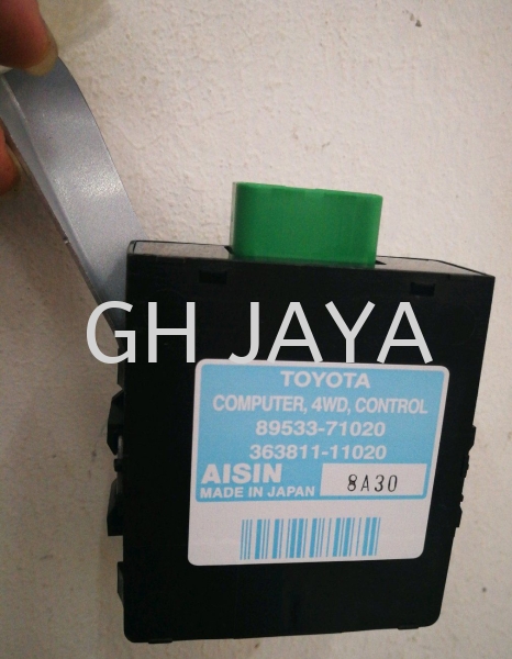 TY KUN25 AUTO GEAR TRANSMISSION ECU 89533-71020 TOYOTA Kedah, Sungai Petani, Malaysia Supplier, Suppliers, Supply, Supplies | GH Jaya Autoparts Sdn Bhd