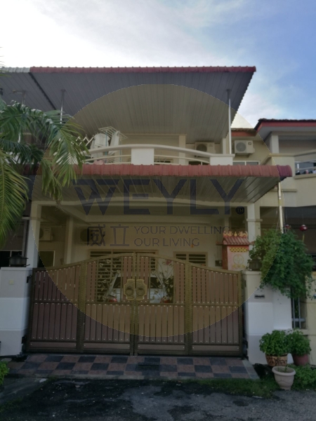  2-Storeys Terrace House Re-Painting Works Residential Building Painting Penang, Malaysia, Bukit Mertajam Services | WEYLY SDN BHD