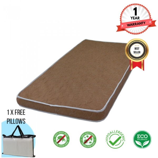 DESIRE 5 Inches Single Thick Foam Quilted Fabric Mattress with Free Memory Foam Pillow Mattress Bedroom Malaysia, Selangor, Kuala Lumpur (KL) Supplier, Suppliers, Supply, Supplies | Like Bug Sdn Bhd