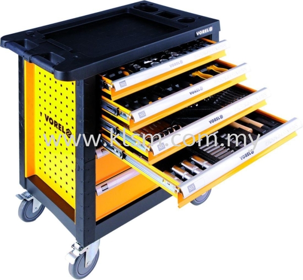 6 DRAWERS TOOL TROLLEY WITH 177PCS TOOLS Power Tools Johor, Malaysia, Muar Supplier, Suppliers, Supply, Supplies | KLS Machinery & Engineering Sdn Bhd