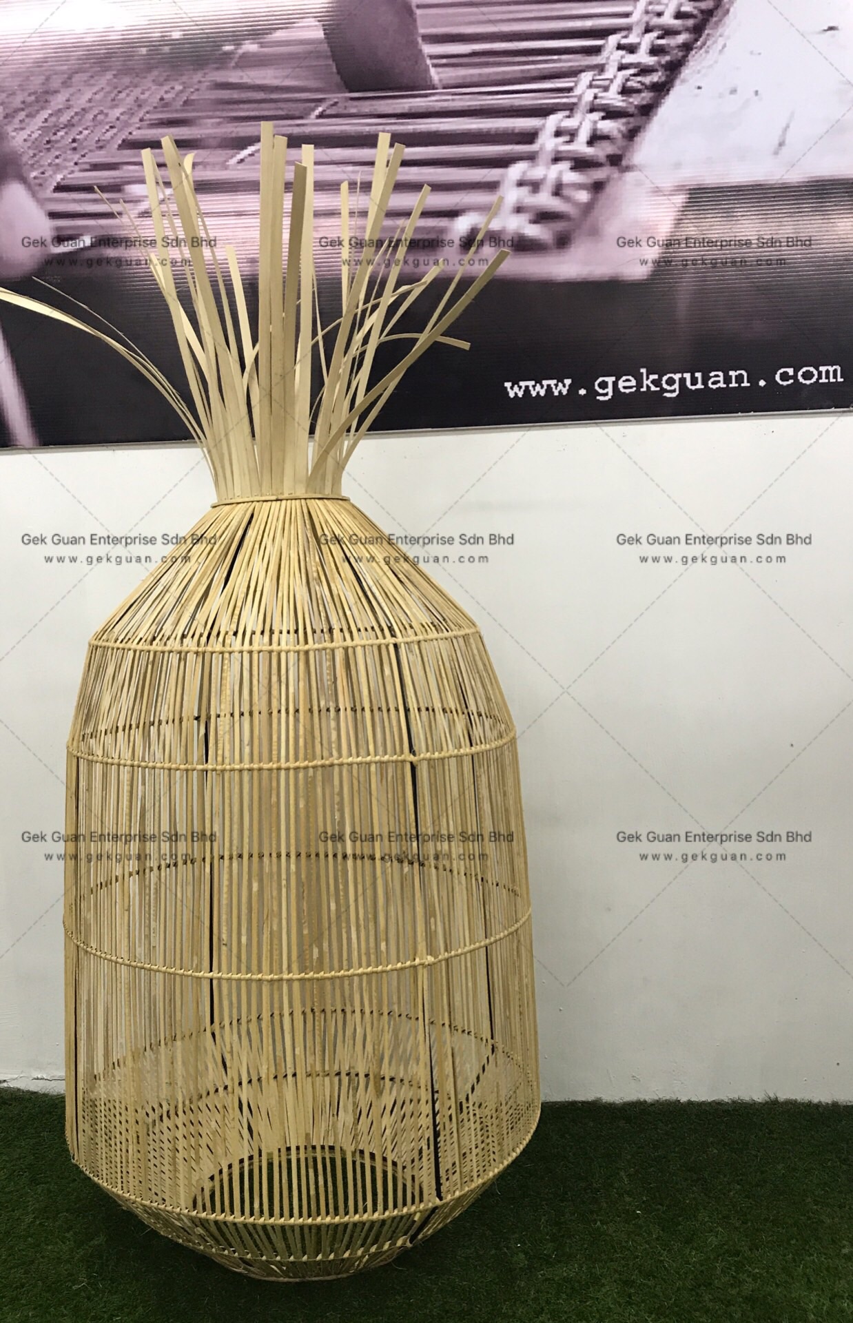 HAN 067 - RATTAN LAMP SHADE