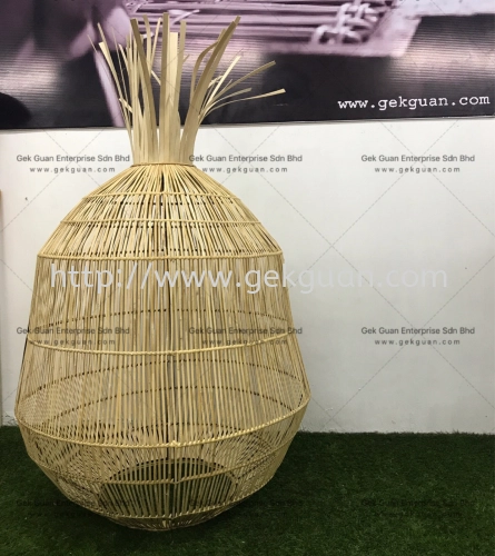 HAN 068 - RATTAN LAMP SHADE 