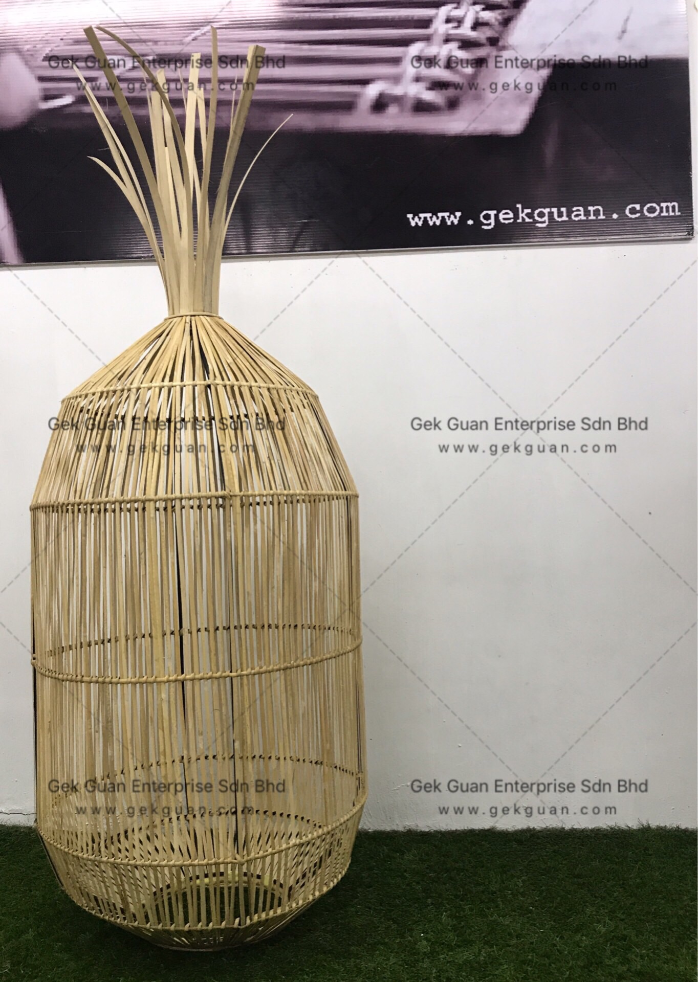 HAN 069 - RATTAN LAMP SHADE