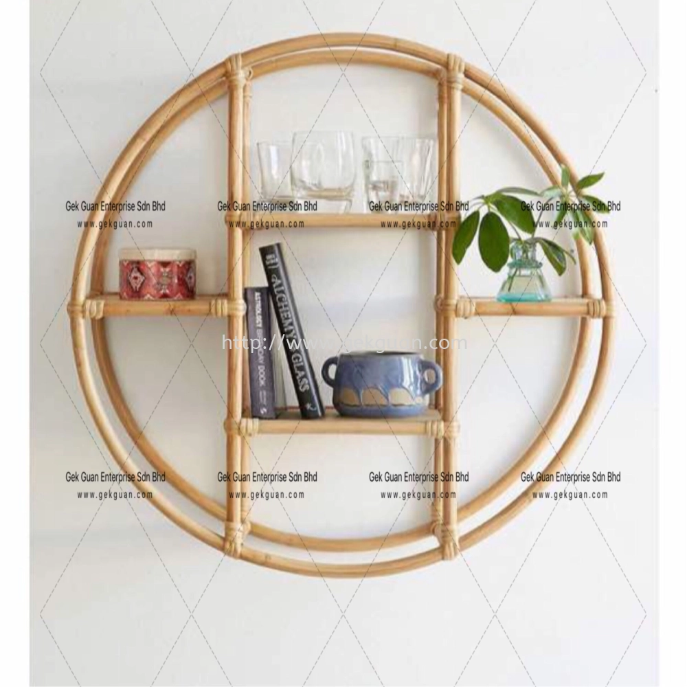 RACK 034 - RATTAN ROUND RACK