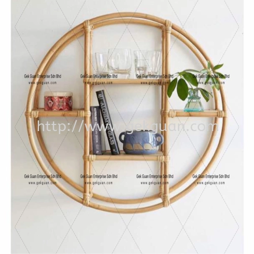 RACK 034 - RATTAN ROUND RACK