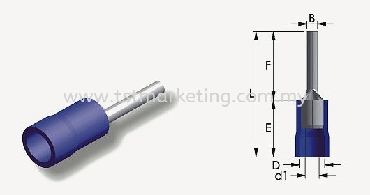 PVC INSULATED PIN TERMINALS TERMINALS Malaysia, Selangor, Kuala Lumpur (KL), Seri Kembangan Supplier, Suppliers, Supply, Supplies | TST Electrical Marketing