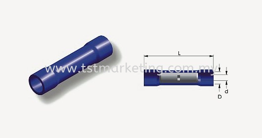 PVC INSULATED BUTT CONNECTORS CONNECTORS Malaysia, Selangor, Kuala Lumpur (KL), Seri Kembangan Supplier, Suppliers, Supply, Supplies | TST Electrical Marketing