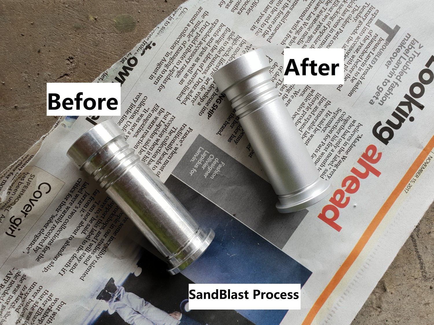 Sand Blast Process