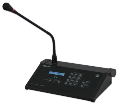 PD2800.AMPERES Digital Paging Microphone