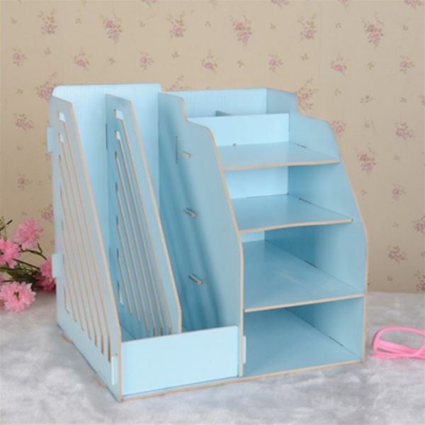 Double Grid Wooden Office Table Organiser Document Rack with Drawer Desk Organizer Office Furniture Malaysia, Selangor, Kuala Lumpur (KL) Supplier, Suppliers, Supply, Supplies | Like Bug Sdn Bhd