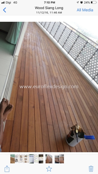 Outdoor Teakwood  Wood Flooring  Johor Bahru (JB), Bukit Indah Service, Design, Renovation | Euroflex Design And Construction Work