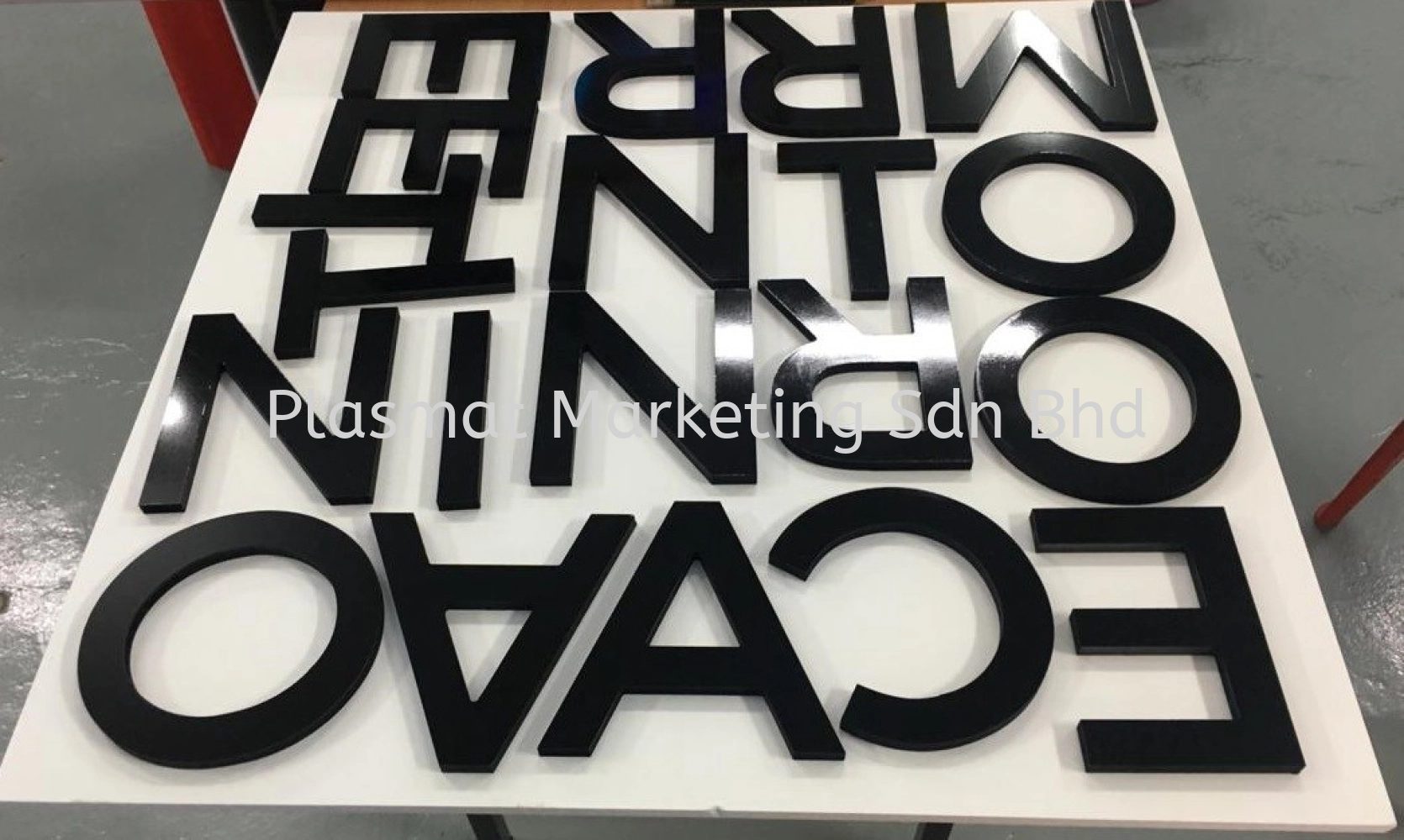 CELUKA LATTICE COMPOSIE (PVC FOAM BOARD) LETTERING WITH SPRAY PAINT