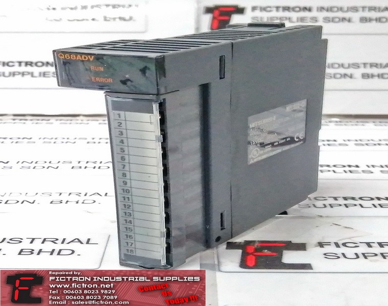 Q68ADV MITSUBISHI MELSEC-Q Analog to Digital PLC Converter Module REPAIR IN MALAYSIA 1-YEAR WARRANTY_resize