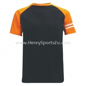 Lefonse Microfiber Cut & Sew Round Neck (RM02-01) BLACK with ORANGE Microfiber Cut & Sew Round Neck Lefonse (RM02) Round Neck T-Shirt - Microfiber / Quick Dry T-Shirt, Uniform, Cap & Apron Kuala Lumpur (KL), Malaysia, Selangor, Segambut Services, Supplier, Supply, Supplies | Henry Sports