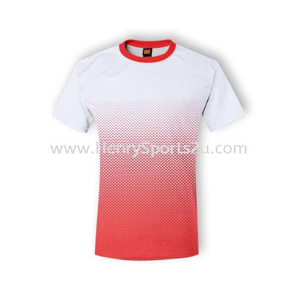 QD4300 White/Red Oren Sport Quick Dry Round Neck WHITE with RED Quick Dry Round Neck T-Shirt QD43 Oren Sport  Round Neck T-Shirt - Microfiber / Quick Dry T-Shirt, Uniform, Cap & Apron Kuala Lumpur (KL), Malaysia, Selangor, Segambut Services, Supplier, Supply, Supplies | Henry Sports