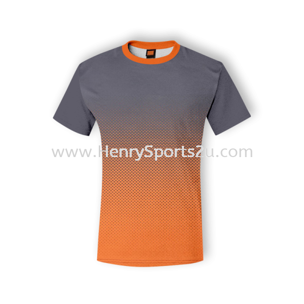 QD4324 Dark Grey/Orange Oren Sport Quick Dry Round Neck GREY with ORANGE Quick Dry Round Neck T-Shirt QD43 Oren Sport  Round Neck T-Shirt - Microfiber / Quick Dry T-Shirt, Uniform, Cap & Apron Kuala Lumpur (KL), Malaysia, Selangor, Segambut Services, Supplier, Supply, Supplies | Henry Sports