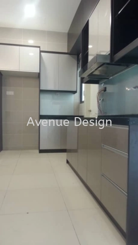 Kitchen Cabinet Works at Sierra 12 Puchong