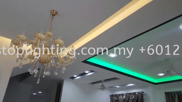 Promosi Cornice Siap Wiring ~ No 50 Jalan Tuah X , Fortune Hills  Others Johor Bahru JB Skudai Renovation | One Stop Lighting & Renovation