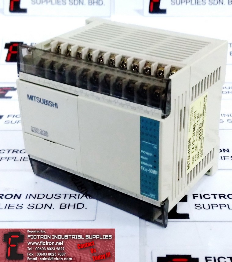 FX1S-30MR-001 FX1S30MR001 MITSUBISHI MELSEC PLC CPU Module REPAIR IN MALAYSIA 1-YEAR WARRANTY