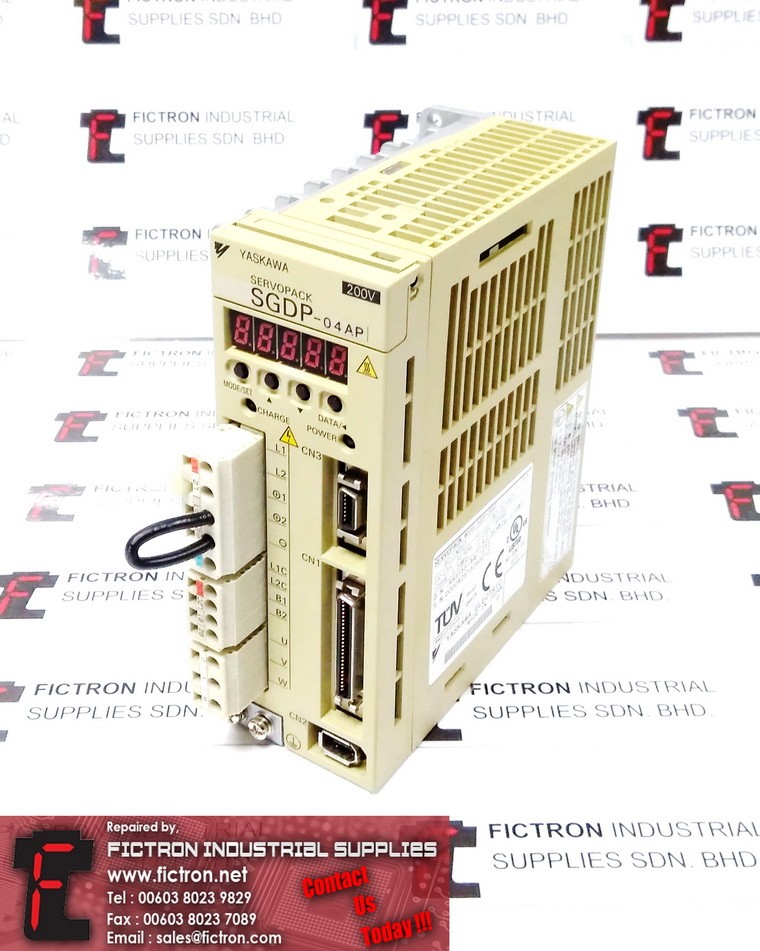 SGDP-04AP SGDP04AP YASKAWA AC SERVOPACK 400W Servo Drive REPAIR IN MALAYSIA 1-YEAR WARRANTY