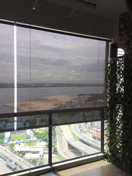  Balcony Outdoor Roller Blind Johor Bahru (JB), Malaysia, Tampoi Supplier, Suppliers, Supplies, Supply | Kim Curtain Design Sdn Bhd