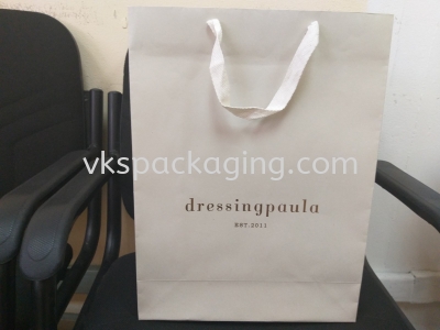 Dressing Paula 175gsm white top with 20mm flat polyester string