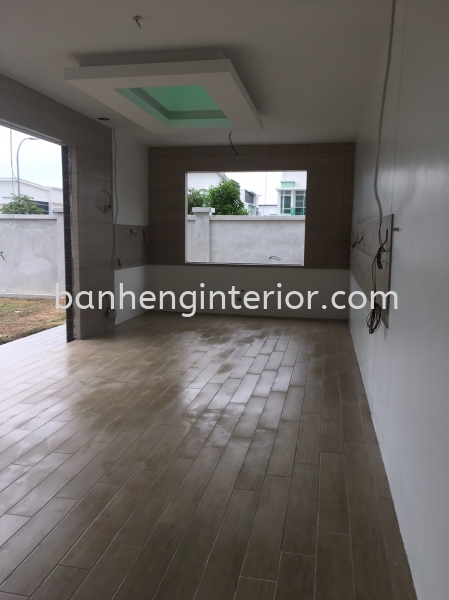 Kitchen Extension, Tiling Work, Ceiling Design, Balcony With Tempered Glass 3 Storey House  Work In Progress  Johor Bahru (JB), Johor, Skudai Service, Renovation, Construction | Ban Heng Interior Design Sdn Bhd