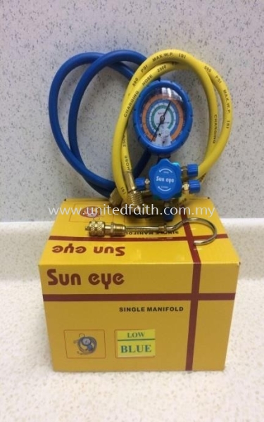 MANIFOLD SET R22/R12/R134/R404c(LOW)BLUE C SMB Pressure Test Equipment and Accessories Selangor, Malaysia, Kuala Lumpur (KL), Singapore, Puchong, Petaling Jaya (PJ), Pandan Jaya Supplier, Suppliers, Supply, Supplies | United Faith Sdn Bhd