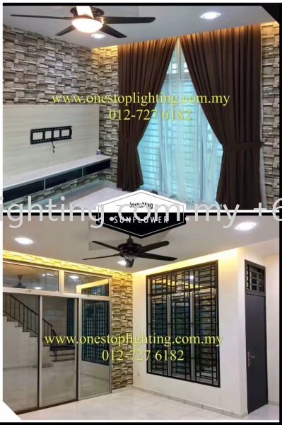  Offer Cornice + Wiring + Lighting ~ Jalan Bestari , Taman Mutiara Rini  Johor Bahru JB Skudai Renovation | One Stop Lighting & Renovation