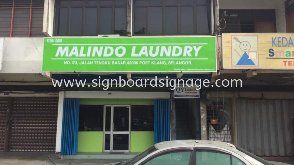 Malindo Laundry Port Klang GI METAL SIGNAGE Klang, Selangor, Malaysia, Kuala Lumpur (KL), Pahang, Kuantan Manufacturer, Maker, Supplier, Supply | Dynasty Print Solution