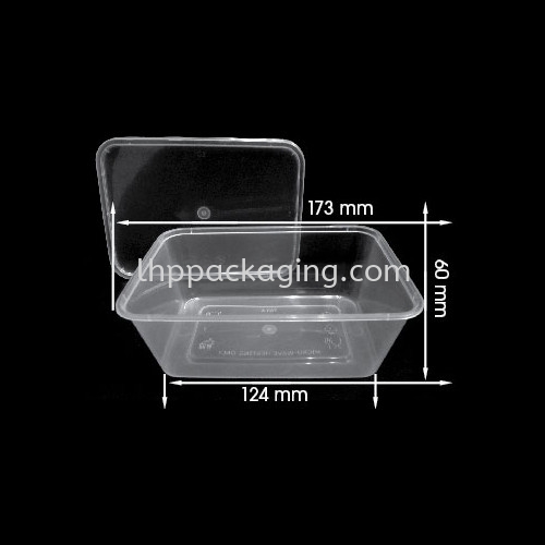 Rectangle REC750 Body Rectangle Series Food Container Malaysia, Johor Bahru (JB) Manufacturer, Suppliers, Supplies, Supplier, Supply | LHP PACKAGING SDN BHD