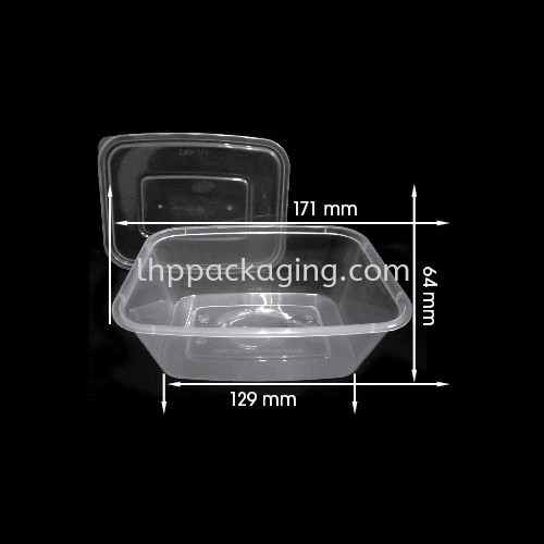 Rectangle 1000S Body Rectangle Series Food Container Malaysia, Johor Bahru (JB) Manufacturer, Suppliers, Supplies, Supplier, Supply | LHP PACKAGING SDN BHD