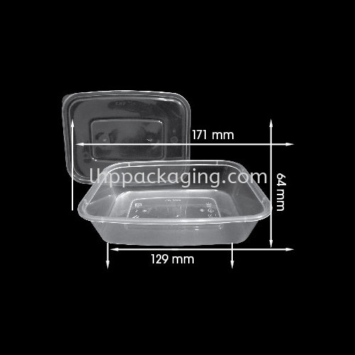 Rectangle 500S Body Rectangle Series Food Container Malaysia, Johor Bahru (JB) Manufacturer, Suppliers, Supplies, Supplier, Supply | LHP PACKAGING SDN BHD