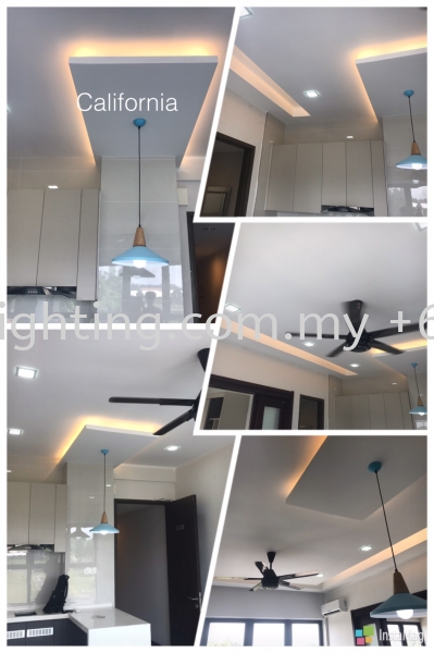  Promosi Cornice Siap Wiring + Lighting ~ Blk 1 D 2 - XX Studio Country Garden  Johor Bahru JB Skudai Renovation | One Stop Lighting & Renovation