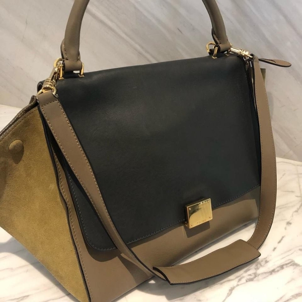 (SOLD) Celine Medium Trapeze Tricolor with Strap (Two Ways Carry) Celine Kuala Lumpur (KL), Selangor, Malaysia. Supplier, Retailer, Supplies, Supply | BSG Infinity (M) Sdn Bhd