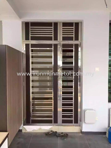  Both Side Open Door Door Stainless Steel Johor Bahru (JB), Skudai, Malaysia Contractor, Service | Iron Man Metal Work