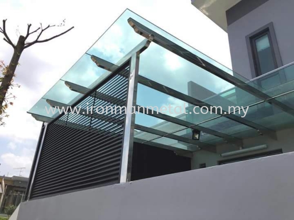  Tempered Glass Stainless Steel Johor Bahru (JB), Skudai, Malaysia Contractor, Service | Iron Man Metal Work