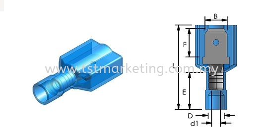 NYLON FULLY INSULATED MALE DISCONNECTS DISCONNECTS Malaysia, Selangor, Kuala Lumpur (KL), Seri Kembangan Supplier, Suppliers, Supply, Supplies | TST Electrical Marketing