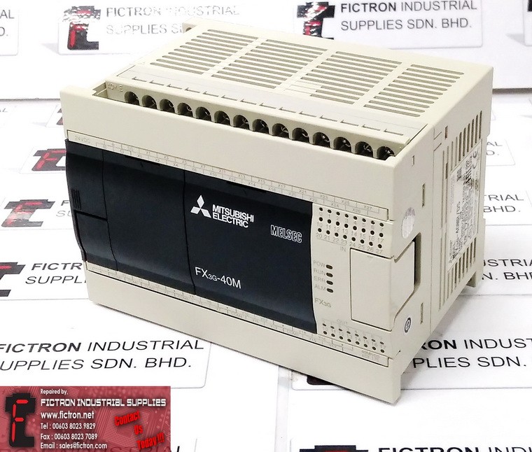FX3G-40MR DS FX3G40MRDS MITSUBISHI ELECTRIC PROGRAMMABLE CONTROLLER 30VDC 240VAC REPAIR IN MALAYSIA 1Yr WARRANTY