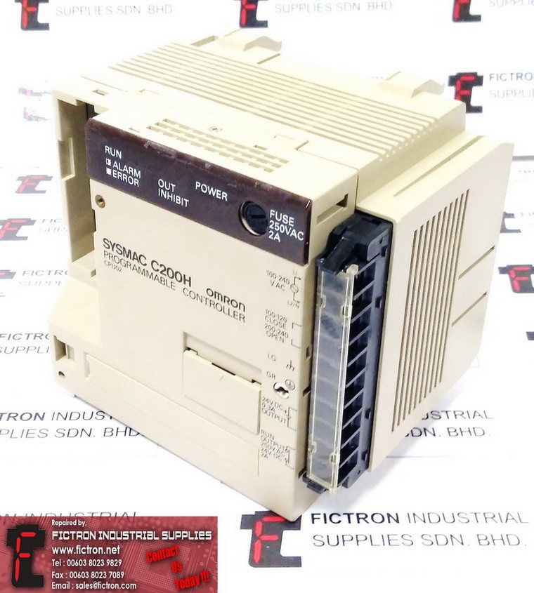 C200H-CPU02 C200HCPU02 OMRON CPU UNIT 100-120200-240VAC 100 AV REPAIR IN MALAYSIA 1Yr WARRANTY