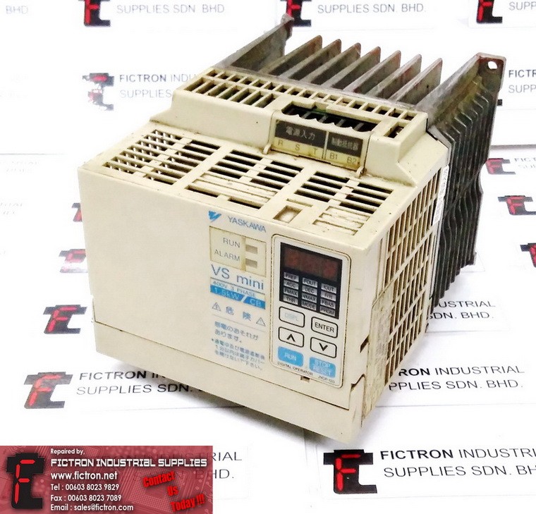 CIMR-XCBA41P5 CIMR XCBA41P5 YASKAWA VARIABLE FREQUENCY DRIVE 3.7KVA 4.8A REPAIR IN MALAYSIA 1Yr WARRANTY