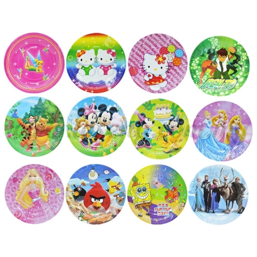 9inch Cartoon Paper Plate 20pcs (P-P9-CT)