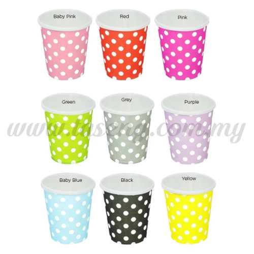 Polka Dot Paper Cup 20pcs (P-PC-PD)