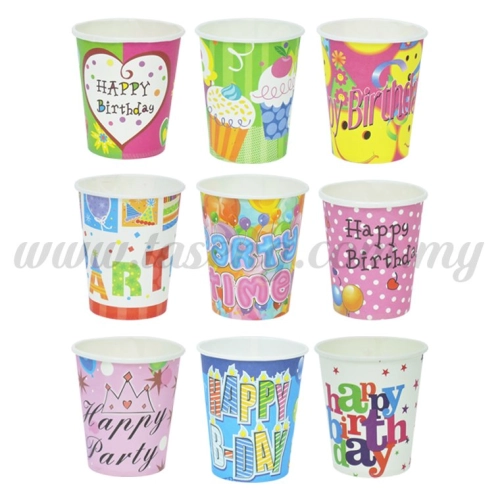 Happy Birthday Paper Cup 20pcs (P-PC-HB)