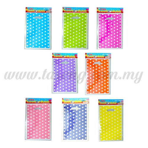 Party Loot Bag - Polka Dot 1pack *10pcs(P-PLB-PD)