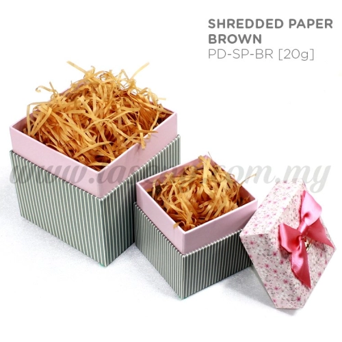 20g Shredded Paper *Brown (PD-SP-BR)