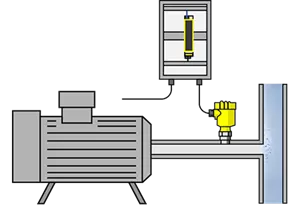 Pressure measurement in the ozone collection pipe