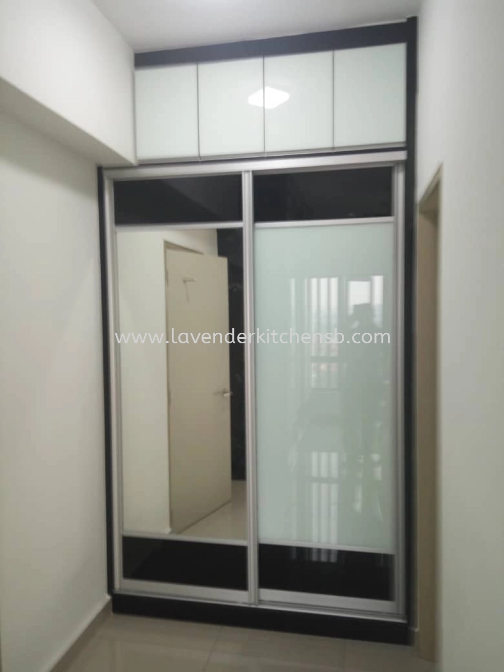 Sliding Door With Mirror 