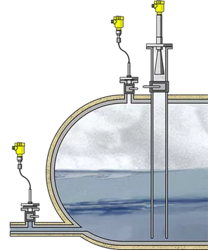 Level and pressure measurement of heat transfer fluid(HTF) in expansion tanks